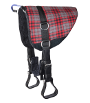 WALDHAUSEN pad do jazdy BARE grey/red 