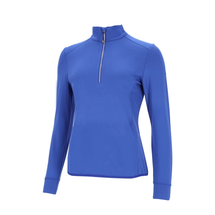 Bluzka treningowa Schockemohle  Antonia w kolorze luxury blue widoczna z przodu