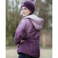 Kurtka jeździecka dla dziewczynki HKM Junior Alva w kolorze lilac widoczna z tyłu