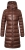 Płaszcz jeździecki zimowy Covalliero w kolorze oak brown widoczny z tyłu