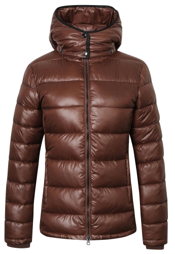Kurtka jeździecka damska Covalliero w kolorze oak brown widoczna z przodu