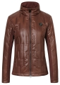 Kurtka jeździecka combi Covalliero w kolorze oak brown widoczna z przodu