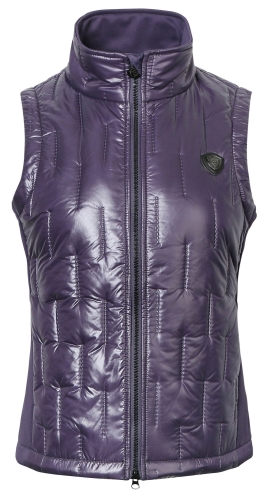 Kamizelka jeździecka Covalliero Combi w kolorze fioletowym widoczna z przodu