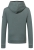 Bluza jeździecka z kapturem dla dziecka Covalliero Junior w kolorze jade green widoczna z tyłu