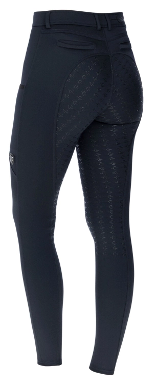 Bryczesy zimowe Covalliero Termo w kolorze dark navy widoczne z tyłu