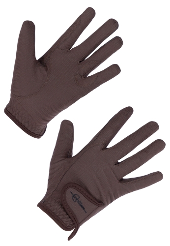 Rękawiczki jeździeckie Covalliero w kolorze brązowym