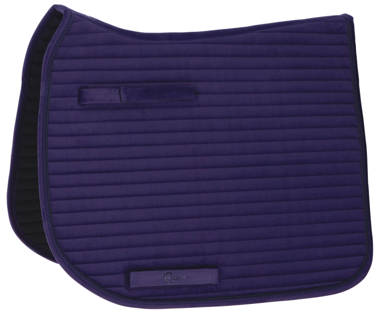 Aksamitny czaprak ujeżdżeniowy Covalliero w kolorze mahagonie