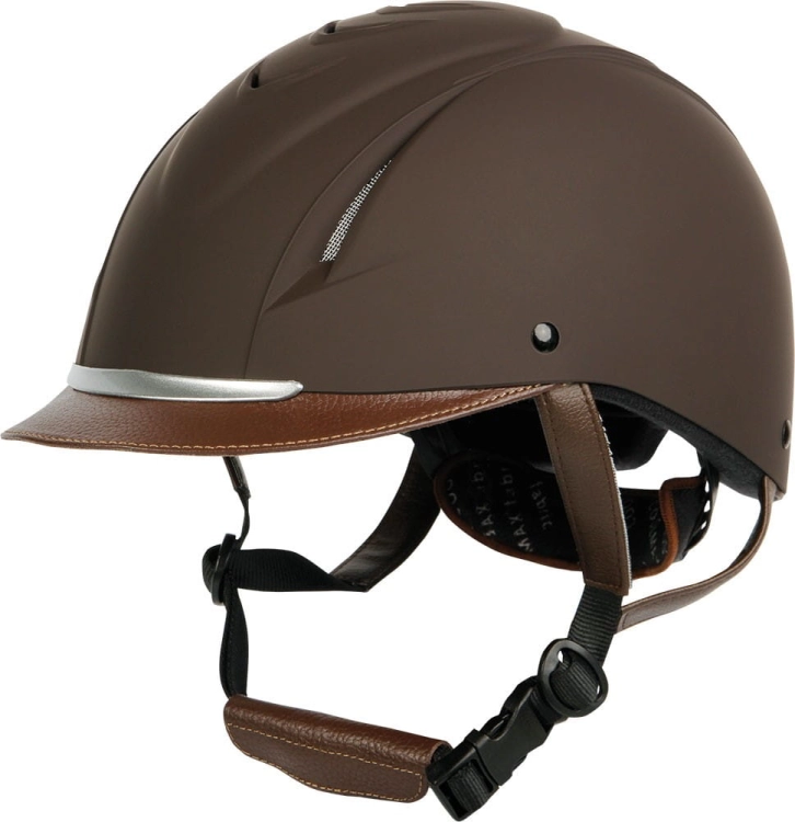 Kask jeździecki Harry's Horze Challenge w kolorze brązowym