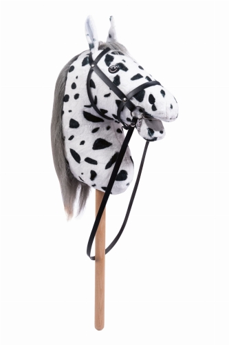 Koń Hobby Horse HKM w kolorze białym w czarne kropki