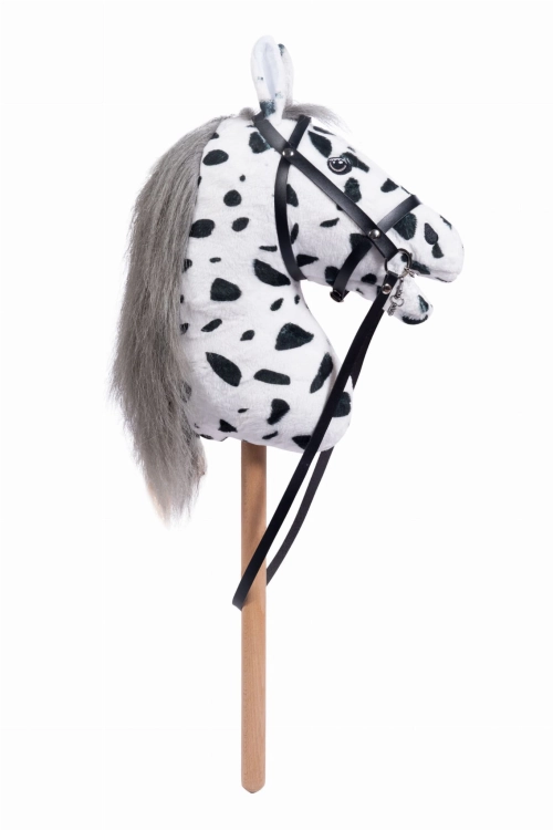Koń Hobby Horse HKM w kolorze białym w czarne kropki