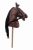 Koń Hobby Horse HKM w kolorze brązowym