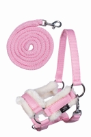 HKM kantar z uwiązem HOBBY HORSE rose