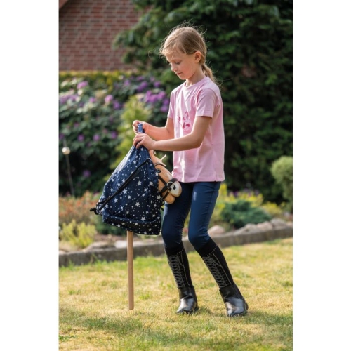 HKM plecaczek do transportu HOBBY HORSE navy blue with stars design
