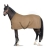 Derka polarowa Horze Kiel w kolorze Light Brown na koniu