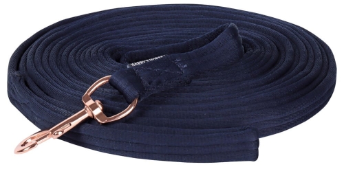 Lonża Harry's Horse Soft Rosegold w kolorze granatowym