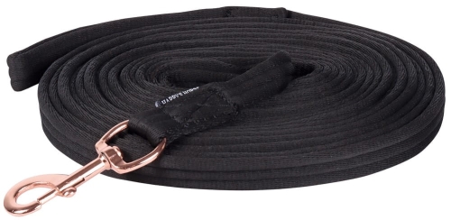 Lonża Harry's Horse Soft Rosegold w kolorze czarnym