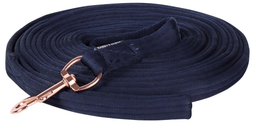 Lonża Harry's Horse Soft Rosegold w kolorze granatowym