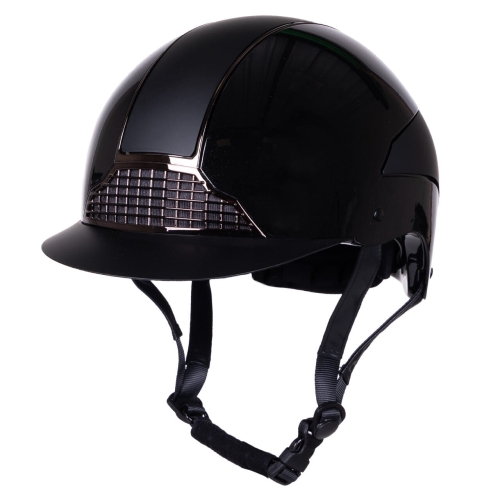 Kask jeździecki QHP Miami w kolorze czarnym