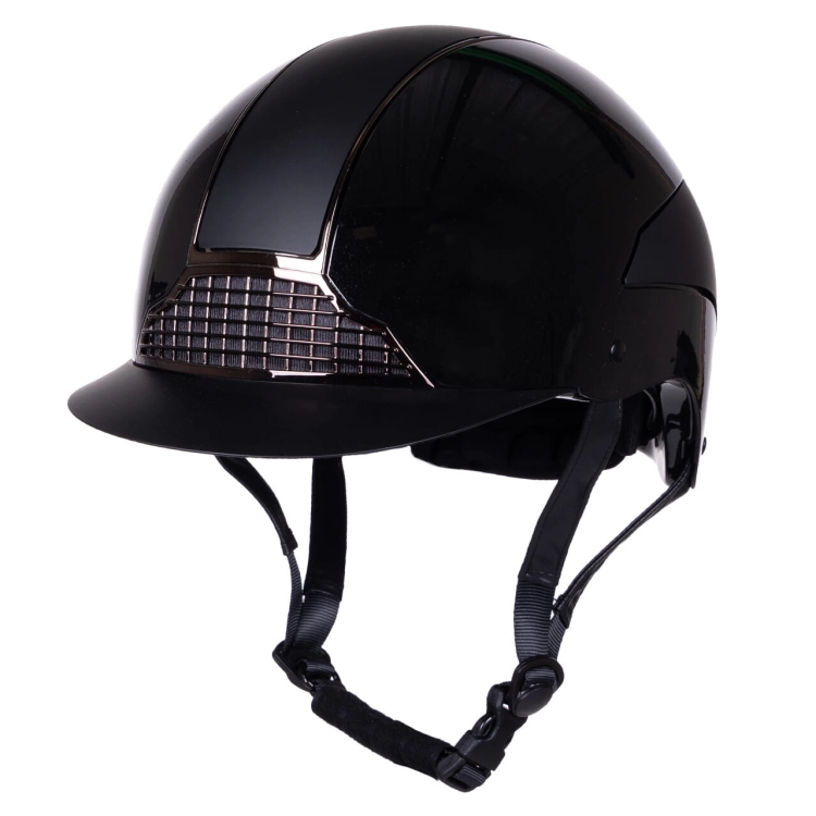 Kask jeździecki QHP Miami w kolorze czarnym