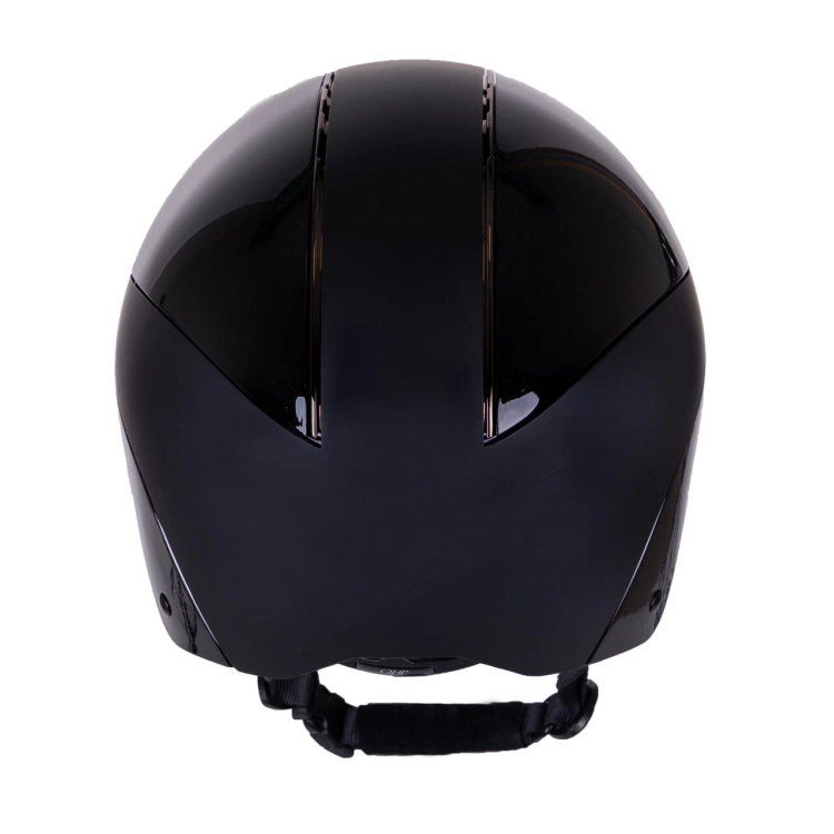 Kask jeździecki z regulacją QHP Miami w kolorze czarnym