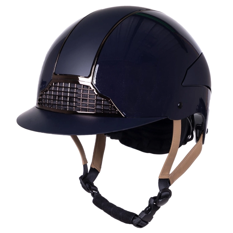 Kask jeździecki QHP Miami w kolorze granatowym