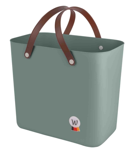 Plastikowy pojemnik do stajni Waldhausen Eco Multibag 25L w kolorze zielonym