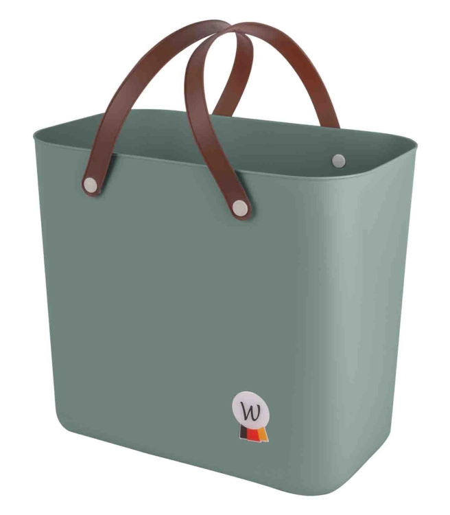 Plastikowy pojemnik do stajni Waldhausen Eco Multibag 25L w kolorze zielonym