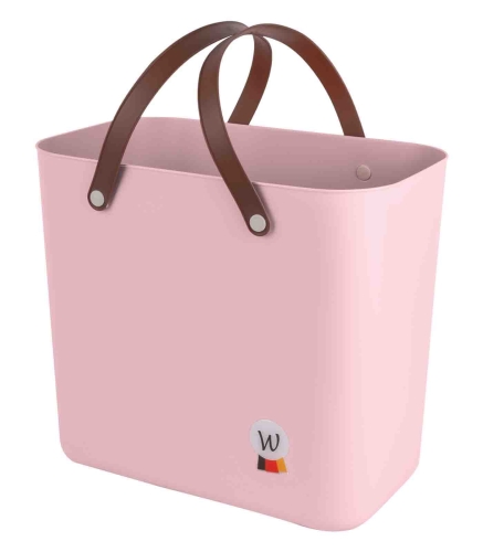 Plastikowy pojemnik do stajni Waldhausen Eco Multibag 25L w kolorze różowym