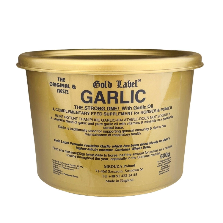 Czosnek dla koni Gold Label Garlic Supplement 500g