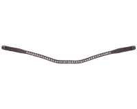 PRESTEQ naczółek SHINEBRIGHT brown/silver