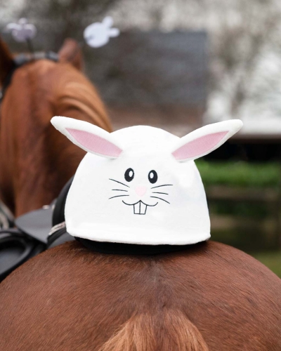 Pokrowiec na kask Wielkanocny QHP Zając