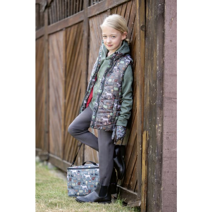 Rękawiczki ocieplane do jazdy konnej HKM Junior Judy