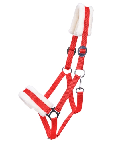 Kantar z futerkiem QHP Cali w kolorze bright red