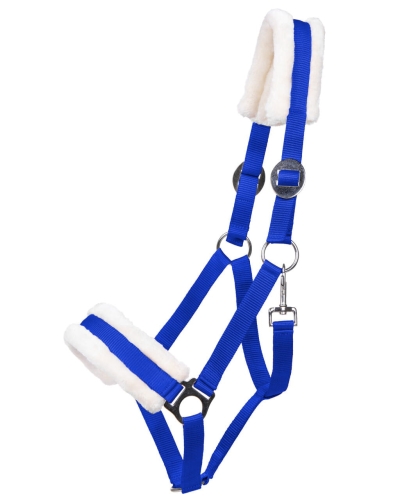 Kantar z futerkiem QHP Cali w kolorze cobalt blue