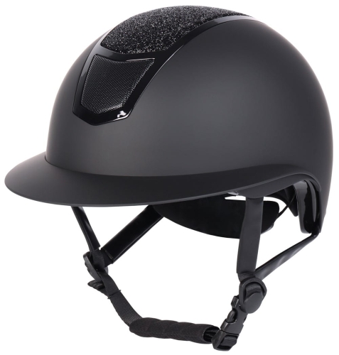 Kask jeździecki Harry's Horse Mont Sparkle w kolorze czarnym