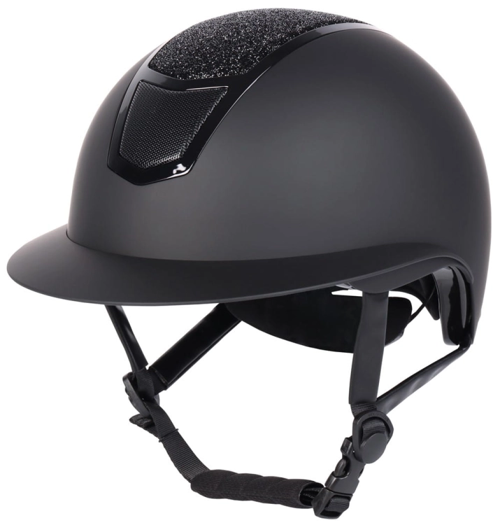 Kask jeździecki Harry's Horse Mont Sparkle w kolorze czarnym
