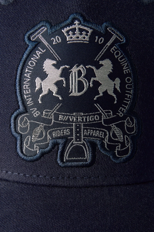 Czapeczka jeździecka B Vertigo Logo w kolorze granatowym