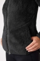 Czarna bluza dla jeźdźców Horze Merida z zapinanymi na zamek kieszeniami zewnętrznymi