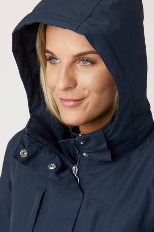 Kurtka jeździecka z odpinanym kapturem Horze JAdine w kolorze navy