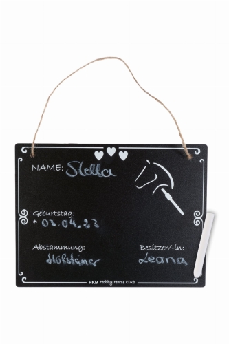 Tabliczka na boks dla Hobby Horse HKM