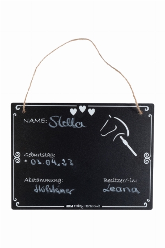 Tabliczka na boks dla Hobby Horse HKM