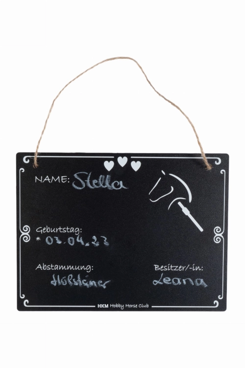Tabliczka na boks dla Hobby Horse HKM