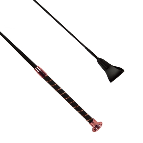 Bat skokowy z kryształkami York Cristal w kolorze rosegold