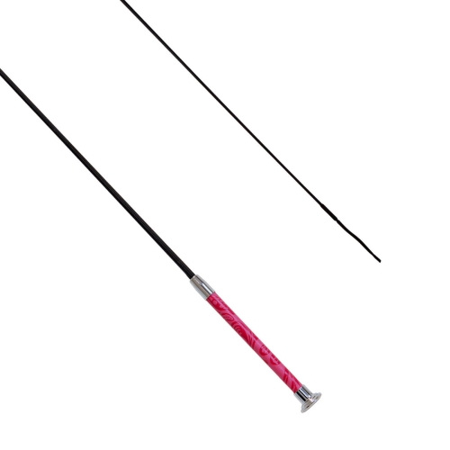 Bat ujeżdżeniowy z różową rączką York Tigo