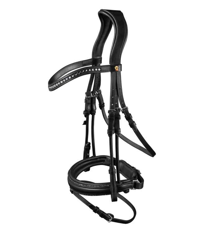 WALDHAUSEN ogłowie GLAMOUR black