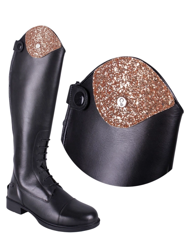 Wymienny element ozdobny do oficerek QHP Romy w kolorze rosegold