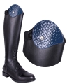 Ozdobnik do oficerek QHP Romy Croco w kolorze granatowym