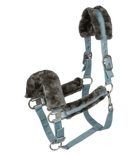 Kantar z futerkiem Waldhausen Soft w kolorze błękitnym