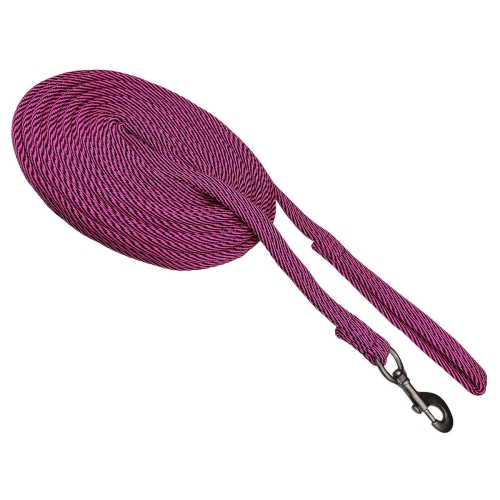 Lonża York Stripe w kolorze różowym