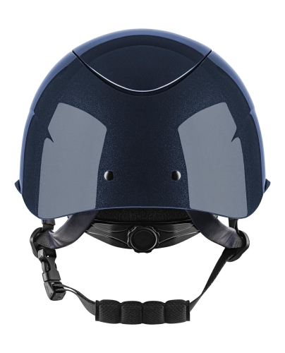 Kask do jazdy konnej z szerokim daszkiem Fair Play Apoleus W-V Shiny w kolorze granatowym